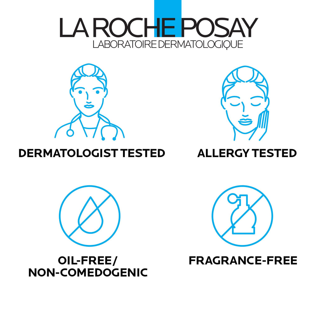 La Roche Posay Toleraine Skin Care Set, Double Repair Face Moisturizer 100ml & Hydrating Gentle Cleanser 50ml, Oil Free Moisturizer & Face Wash