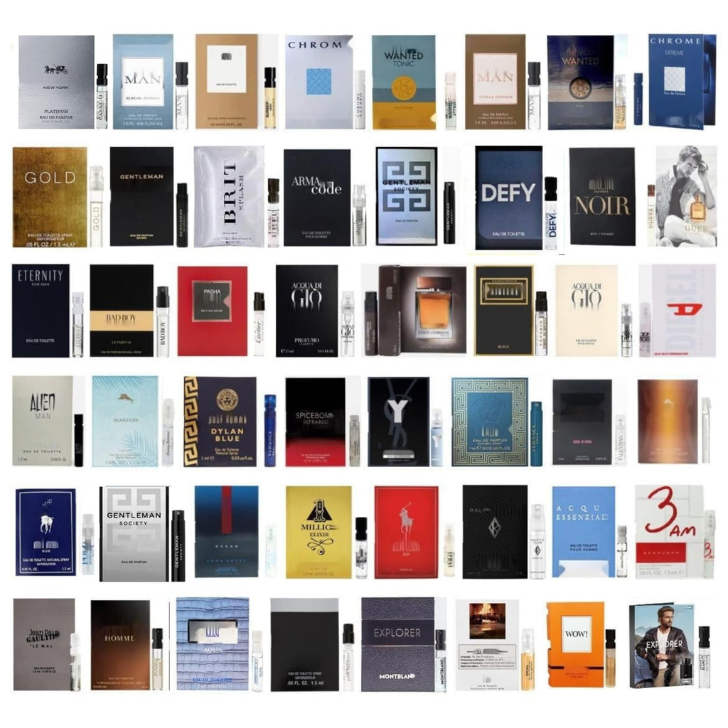 Cologne 11 Designer Samples Vials For Men