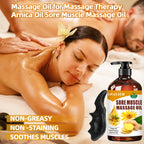 INALIER Sore Muscle Massage Oil,Gift for Husband Dad Boyfriend,Relaxing Massage Oil,Arnica Oil,Massages Oil for Massage Therapy,Gifts for Men and Women,Spa Gifts for Him Her