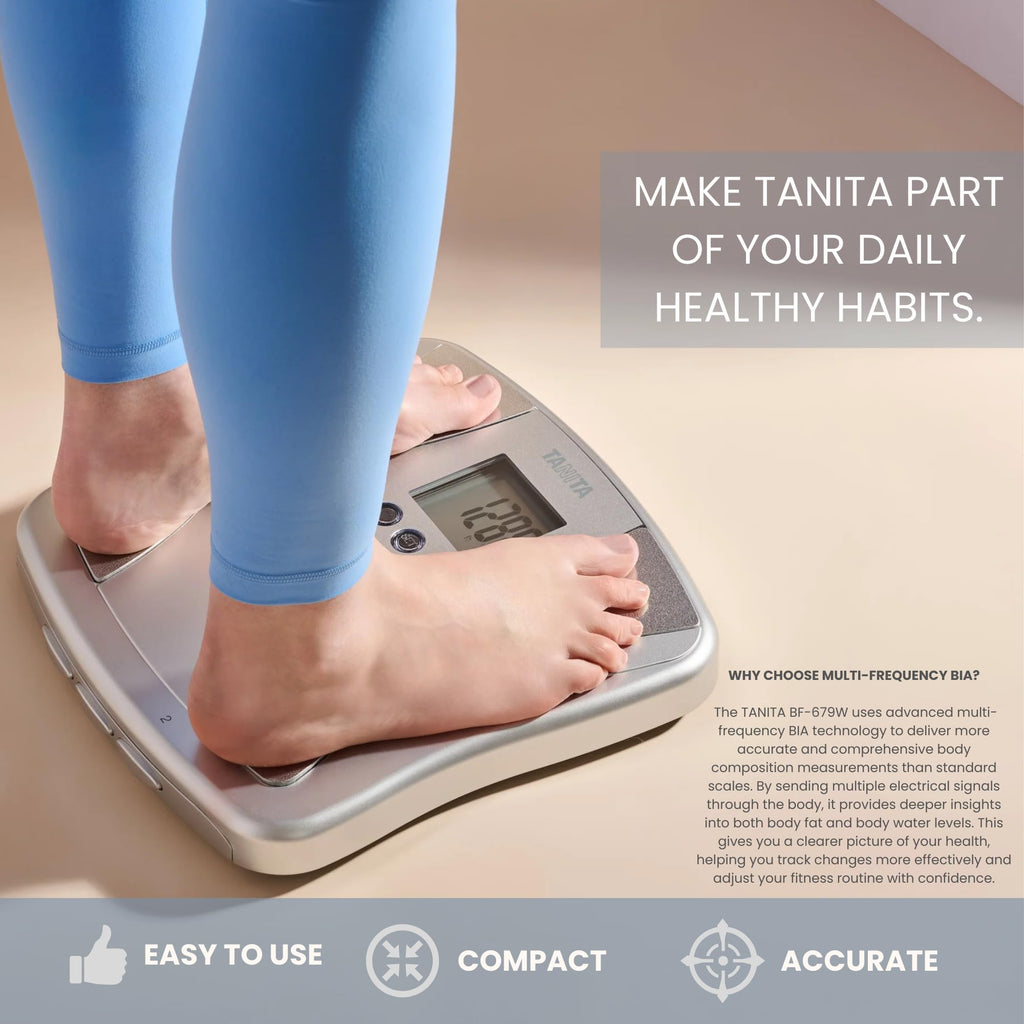 Tanita BF679W Duo Scale Plus Body Fat Monitor with Body Water