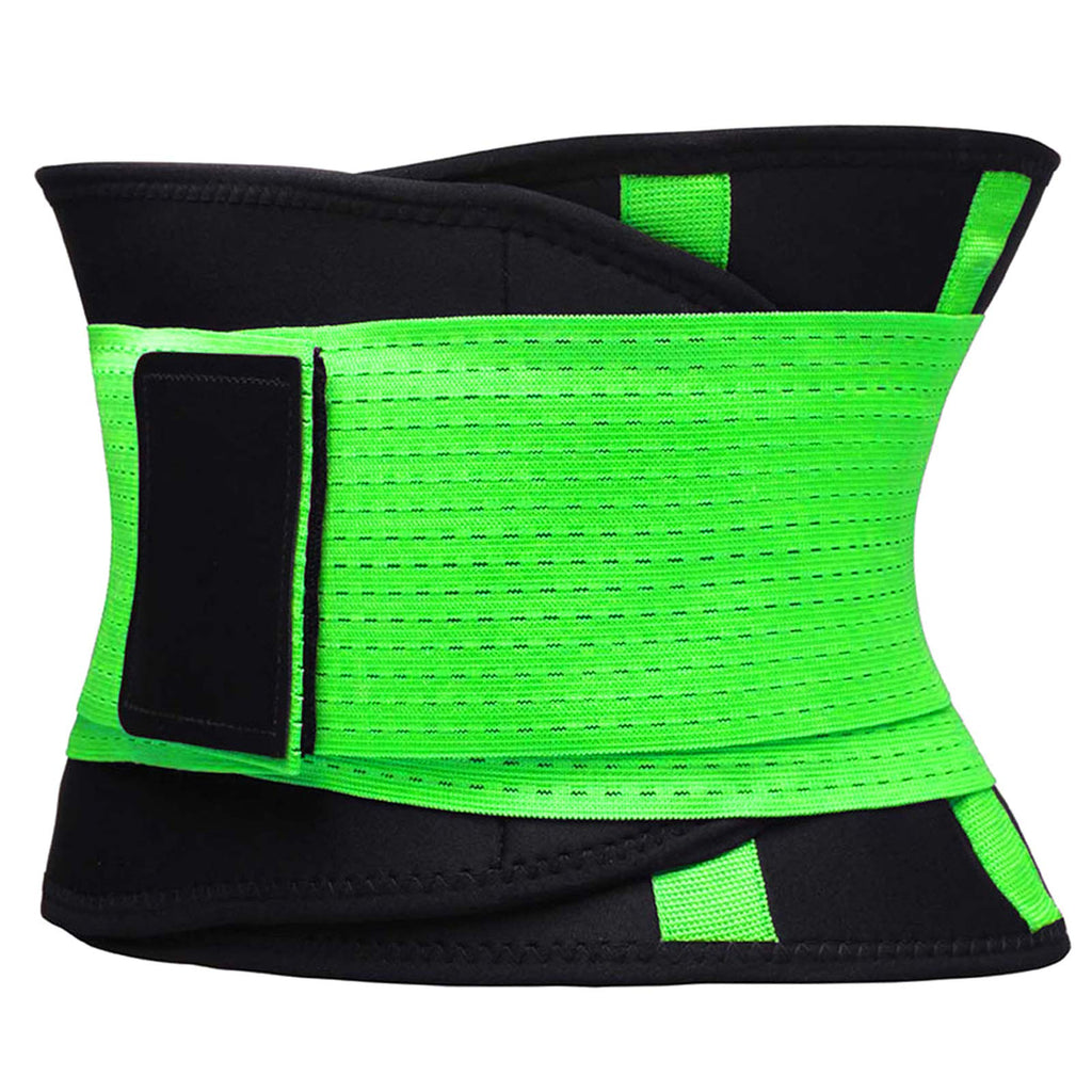 VENUZOR Waist Trainer Belt for Women - Waist Cincher Trimmer - Slimming Body Shaper Belt - Sport Girdle Belt (UP Graded)(Green,XX-Large)
