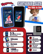 Kids Smart Phone, 3.5'' Touchscreen Spider Toy Phone for Toddler Boy