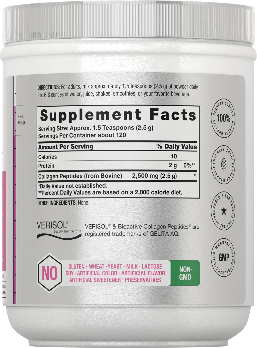 Horbäach Skin Rejuvenator with Verisol 10.58 oz | Bioactive Collagen Peptide Powder | Types I and III | Non GMO, Gluten Free Supplement