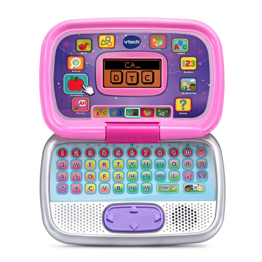 VTech Play Smart Preschool Laptop, Pink