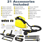 Waitbird Steam Cleaner, Steam Cleaner For Home, Handheld Steamer For Cleaning With 21 Accessories, 248 °F High Temperature, Suitable for Grout, Floor. Sofas, Upholstery, Carpets
