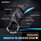 OOPERAY Graduation Him Gifts for Son, EDC Box Cutter-GRADUATED THE ADVENTURE BEGINS, 2026 College Masters Degree Graduation Gifts for Son Him, EDC Gadget Graduated Gift for Camping Hiking Fishing
