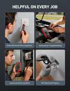 AstroAI Electrical Test Kit ETK1, Digital Multimeter, Non-Contact Voltage Tester & Screwdriver, Electrical Tape, an Ideal Set for Electricians, DIYers, Handymen