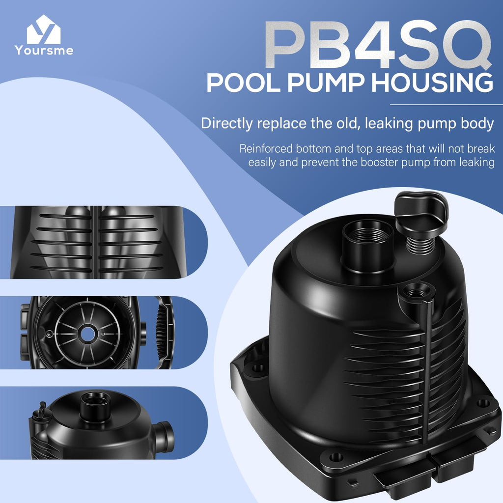 Upgraded R0723100 Pool Pump Body Replacement for Zodiac & Polaris PB4SQ Booster Pump Housing Body