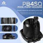 Upgraded R0723100 Pool Pump Body Replacement for Zodiac & Polaris PB4SQ Booster Pump Housing Body