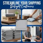 Shippozz 12x15.5 Poly Mailers 200 Pack, Durable Waterproof Polymailers for Shipping Clothes, Self Seal Mailing Bags for Small Business Packaging Supplies, Mailing Envelopes for Books, and Accessories