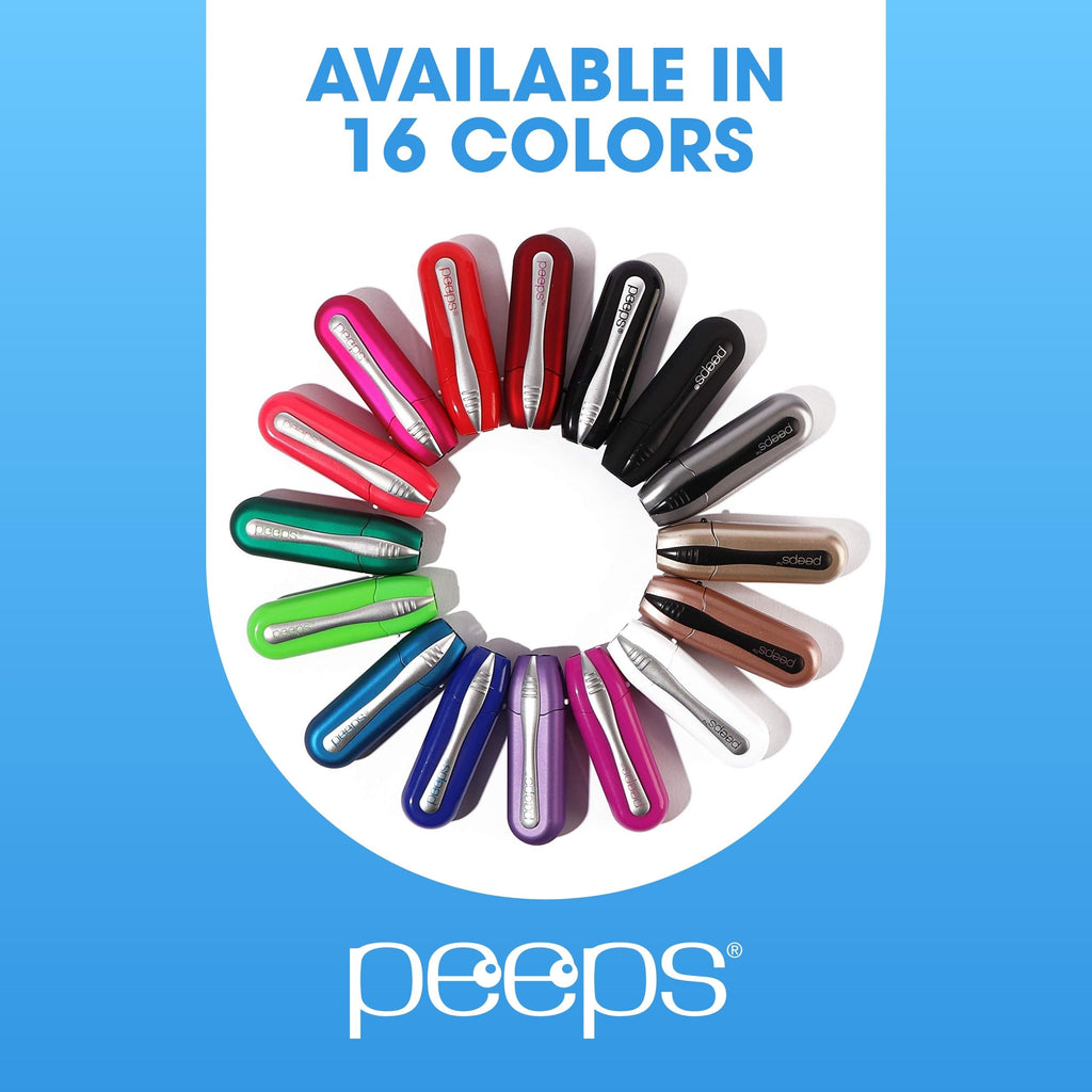 CarbonKlean Peeps Eyeglass Lens Cleaner - Efficient and Durable Carbon Microfiber Technology - Exclusively Used by NASA - 500 Uses (Injected Red)