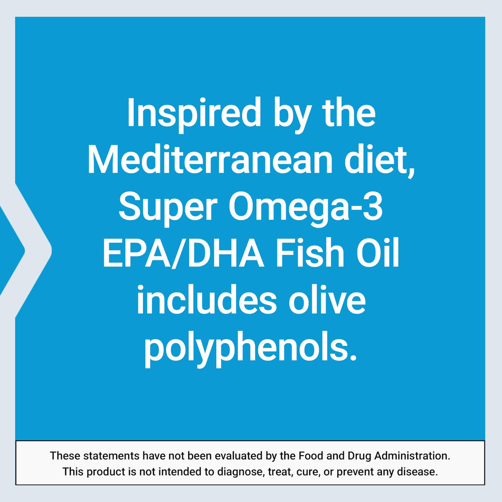 Life Extension Super Omega-3 EPA/DHA Fish Oil, Sesame Lignans & Olive Extract – Heart Health, Brain Health, Inflammation Health Support, Cholesterol Health Support, Gluten-Free, Non-GMO, 60 Softgels