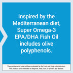 Life Extension Super Omega-3 EPA/DHA Fish Oil, Sesame Lignans & Olive Extract – Heart Health, Brain Health, Inflammation Health Support, Cholesterol Health Support, Gluten-Free, Non-GMO, 60 Softgels