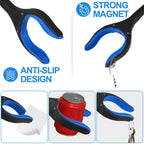 Tottist 2 Pack 32 Inch Commercial Trash Grabber for Elderly Assist, Heavy Duty Lightweight Reacher with Ergonomic Handle & Non-Slip Grip, Multi-Use Outdoor Home Garden Cleanup Mobility Aid Tool