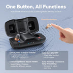 iBstone Nova Hearing Aids for Seniors Adults – Superior Sound Quality, Smart Noise Cancelling, No Feedback, Auto On/Off, Rechargeable, with Dryer Department & Anti-lost Lanyard, Over-the-Counter