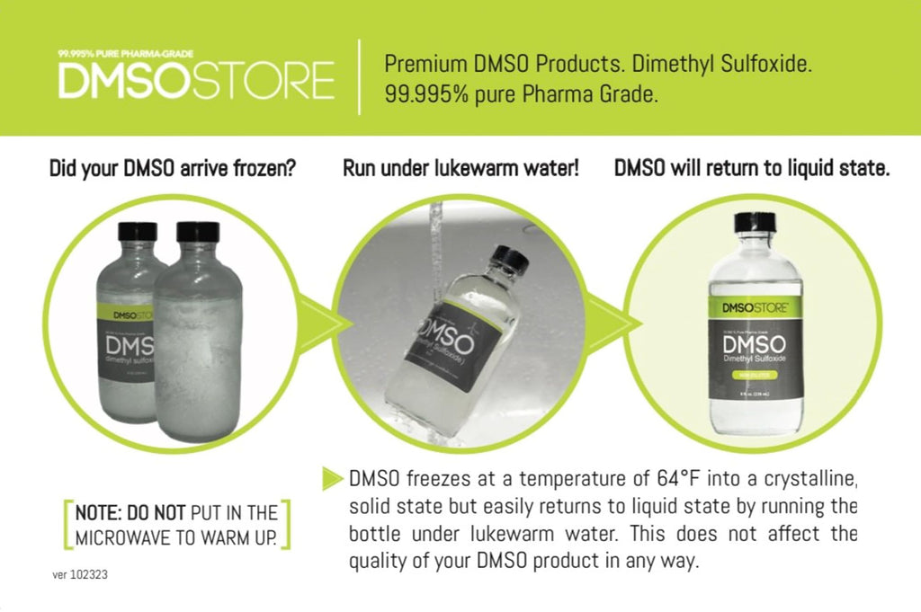 DMSO 3 oz. Roll on 4 Bottle Special Non-diluted 99.995% Low odor Pharma grade Liquid in a BPA Free Container