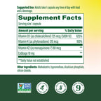 MegaFood Vitamin D3 5000 IU (125 mcg) - Vegetarian Supplements with Vitamin D3 K2 - Supports Bones, Teeth, Muscles & Immune Health - Certified Non-GMO - 120 Mini Capsules, 120 Servings