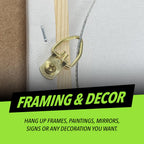 HANGDONE Picture Hanging Wire #5 – 50lbs Capacity – 100ft – 16 Gauge Non-Coated Steel | Flexible & Heavy-Duty | for Frames, Mirrors & Wall Décor
