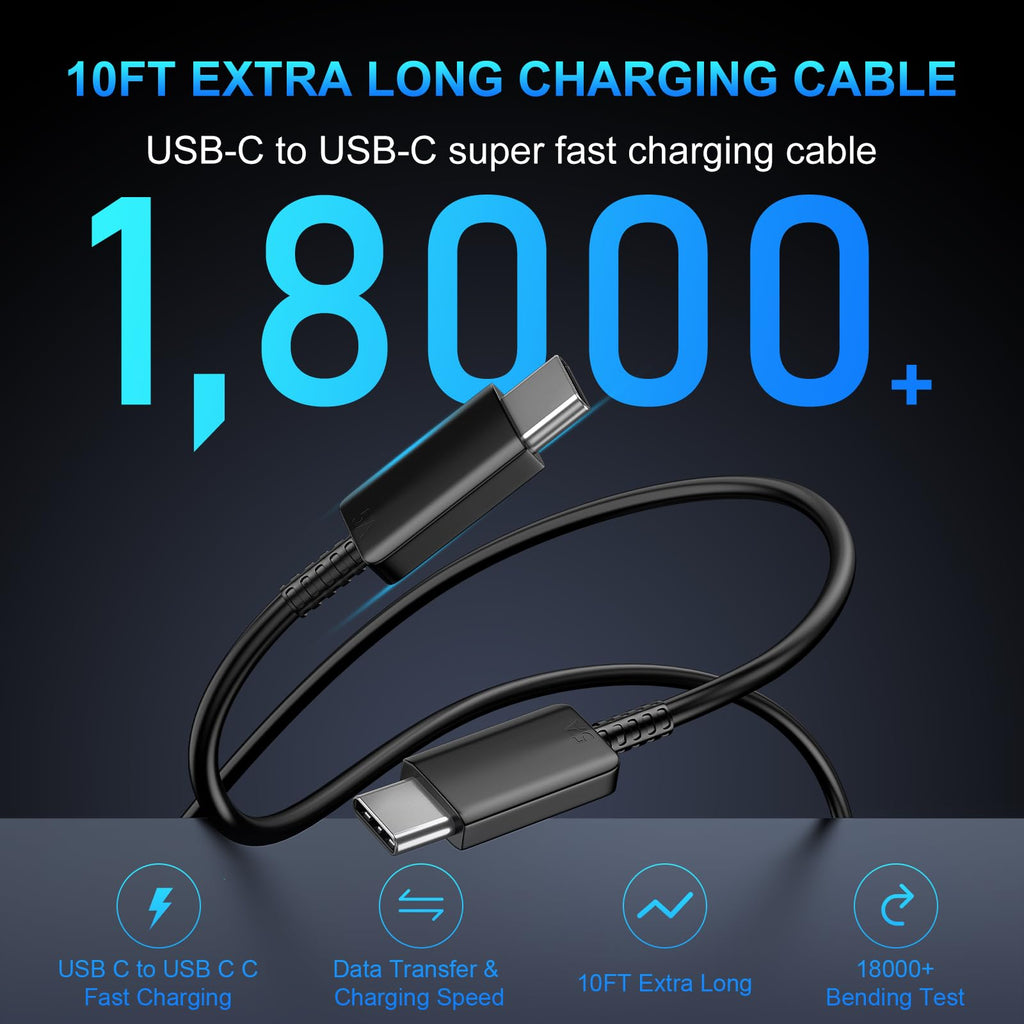 60W Super Fast Charger USB C, Type C Android Phone Charger Fast Charging