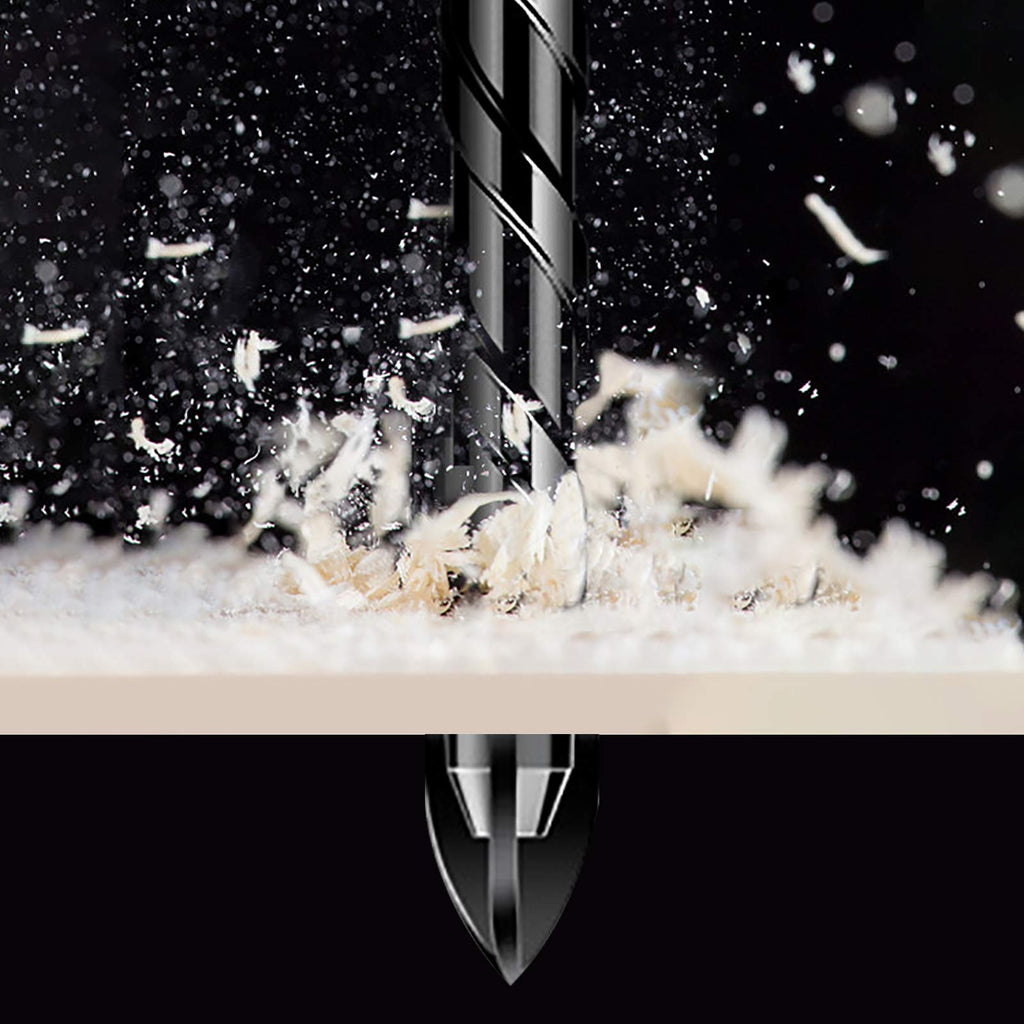 10 Pcs 5/32" Masonry Concrete Drill Bit Set for Tile Brick Glass Plastic Wood, Cross Tungsten Carbide Tip, Hex Shank, Work with Ceramic Porcelain Tile Wall Mirror Paver, 5/32 Inch Drill Bits,4mm