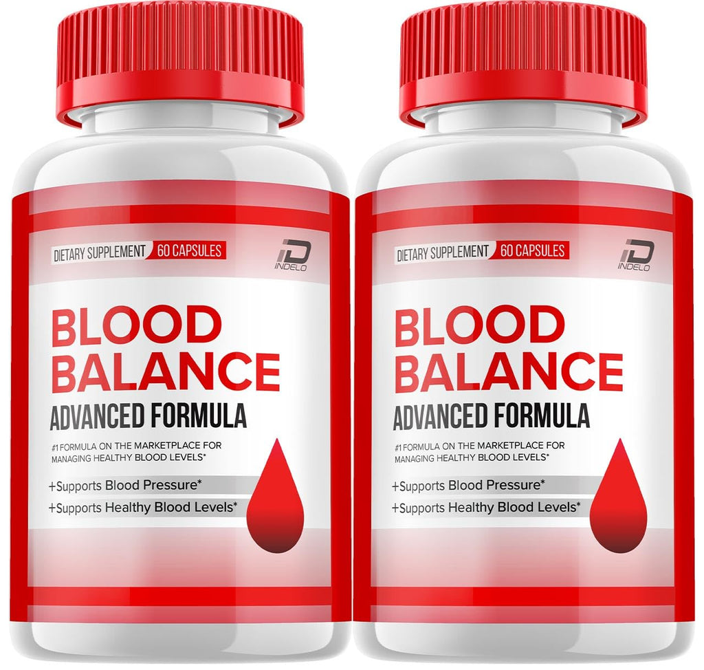 Blood Balance Capsules, BloodBalance Advanced Supplement, All Natural Formula to Maintain Healthy Levels, Maximum Strength Daily Formula, Blood Balance Reviews (2 Pack - 120 Capsules)