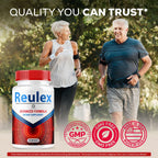 Reulex Capsules - Reulex Capsulas Advanced Formula Premium All Natural Pills, Daily Support Maximum Strength for Overall Health & Wellness Pastillas Reviews, 60 Capsules for 1 Month