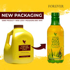 Forever Living - Aloe Vera Juice - Lemon Lime Flavor with Pure Inner Leaf Gel - Supports Digestion and Immunity - 1L Each (Pack of 2)