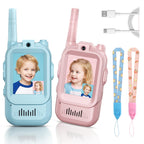 Kids Video Walkie Talkies, 2 Pack Long Range Toy Walkie-Talkie for Kids