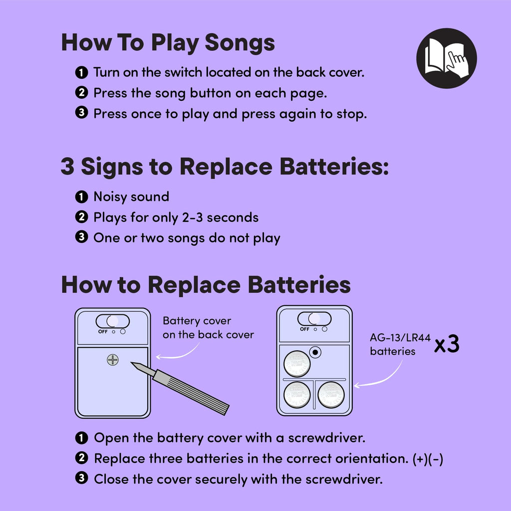 Bible Stories Christian Sound Books for Kids - 6 Bible Songs - Christening, Baptism Gifts for Boys and Girls - Religious Toys, Interactive Music Books for Toddlers - Baby Dedication