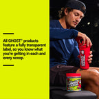 GHOST BCAA Powder Amino Acids Supplement, Strawberry Watermelon - 30 Servings - Sugar-Free Intra, Post & Pre Workout Amino Powder & Recovery Drink, 7G BCAA