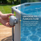 CVILL P6H1317 Pool Inlet and Outlet Filter Replacement Kit for INTEX and for Coleman Pools Above Ground Pool Filters