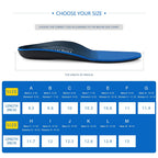 WalkHero Arch Support Inserts for Women Men, Relieve Plantar Fasciitis