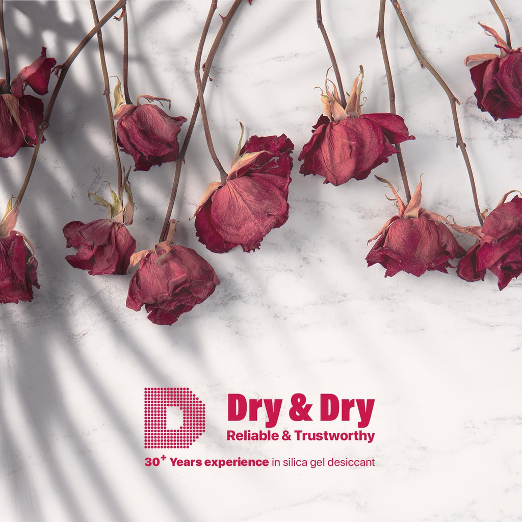 Dry & Dry (Net 44 LBS) Premium Silica Gel Flower Drying Desiccant - Flower Drying Silica Gel Desiccant(1 Sack of 44 LBS Silica Gel) Silica Gel for Drying Flowers