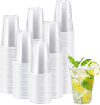 Lamosi 300 Pack 12 oz Clear Plastic Cups, Disposable Cold Drinking Cups
