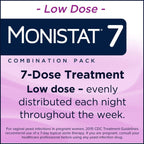 Monistat 7-Day Yeast Infection Treatment for Women, Miconazole Cream (45g Tube) with 7 Disposable Applicators & External Itch Relief Anti-Itch Cream (9g Tube) Combo Pack