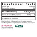 ARG ButyrEn Colon Lining Nutrition - Supports Gut and Colon Health - Digestive Support - Delivers 200 mg - Vegetarian & Hypoallergenic - 100 Servings - 100 Delayed-Release Capsules