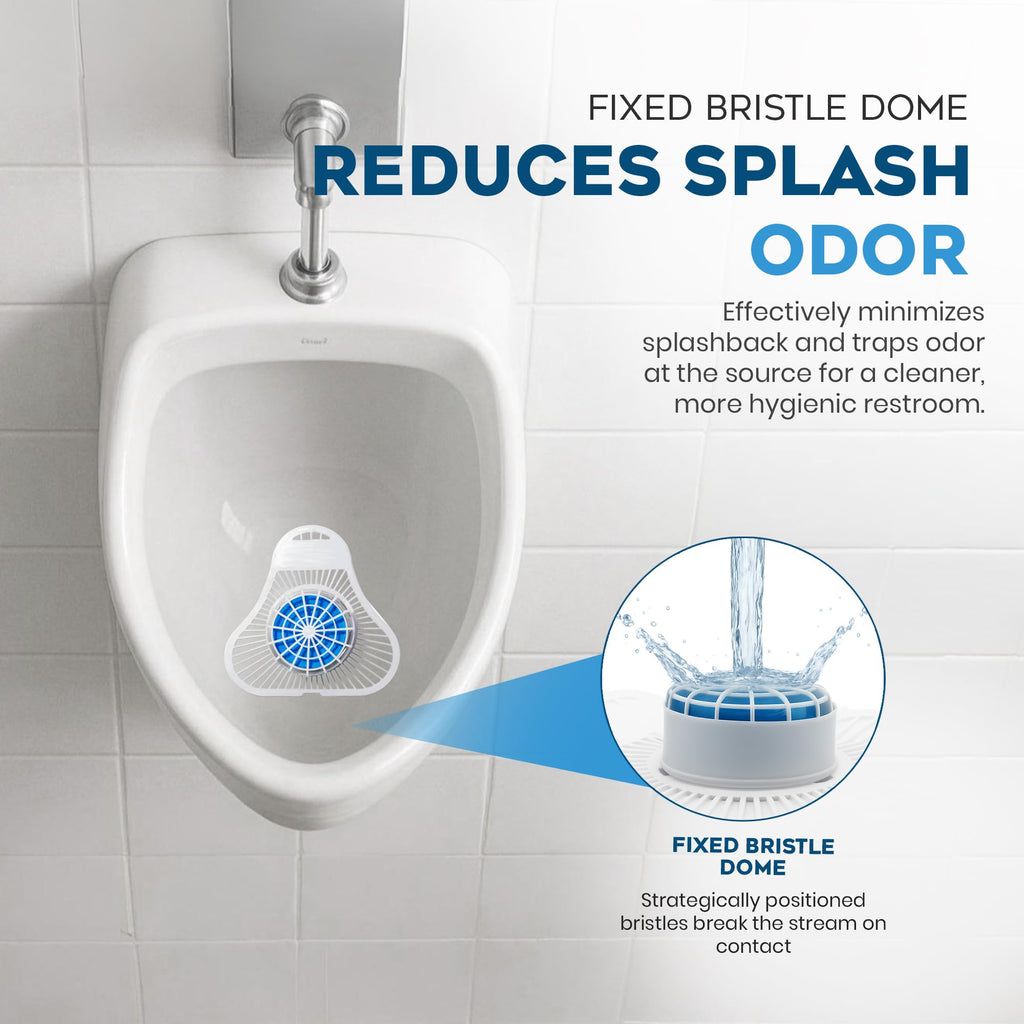The ULTIMATE Urinal Cakes for Men Bathroom, Up to 3000 Flushes,12 Pack Urinal Screen Deodorizers, Ocean Breeze, Splash-Free Design, Fits All Urinals, Urinal Deodorizer, Gloves & Tongs included
