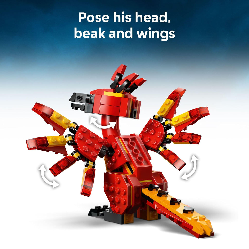 LEGO Harry Potter Fawkes: Dumbledore’s Phoenix Kids Toy - Building and Learning Toy for Pretend Play - Harry Potter Collectible for Boys and Girls, Ages 8+ - Gift Idea for Birthdays - 76448
