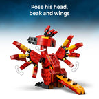 LEGO Harry Potter Fawkes: Dumbledore’s Phoenix Kids Toy - Building and Learning Toy for Pretend Play - Harry Potter Collectible for Boys and Girls, Ages 8+ - Gift Idea for Birthdays - 76448