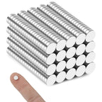 Small Magnets, 400 Pack Refrigerator Magnet 6x2mm Rare Earth Magnets Neodymium Magnet for Crafts, Whiteboard, Kitchen Cabinet