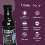 Got Inflammation? Get Haskap | 100% Pressed Haskap Berry Juice | Naturally Delicious | Nothing Added | Rich in Anthocyanins (red-purple color), Polyphenols & Bioflavonoids | Just 1–2 TBSP Daily | 17 fl oz Bottle | Refrigerate After Opening | The Inflammat