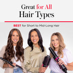 REVLON One-Step Volumizer Plus Hair Dryer and Styler, 2.4 in Barrel, Black