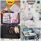 14x18 Inch Clothes Packaging Bags for Shipping, 50Pcs 2 Gallon Frosted Zipper Clothing Packaging Bags for small business, Clear Apparel Bag for Winter clothes, blankets, backpack | No Vent Holes