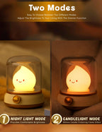 WANIDEA Night Light for Kids, Rechargeable Night Light for Bedroom