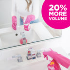 Stardrops - The Pink Stuff Miracle Bathroom Foam Cleaner, 30 fl oz – Now 20% More! Powerful Foaming Action for Showers, Sinks, Tubs & Tiles – Removes Soap Scum, Limescale & Grime with Ease (Pack of 3)