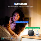 Bluetooth Fingerprint Smart Lock with Handle & Keypad – Fits Most US Doors, DIY Install, Keyless Entry: Code, FOB, Auto-Lock. Ideal for Home, Airbnb, Rental, Kids, Seniors. Alexa & Google Compatible