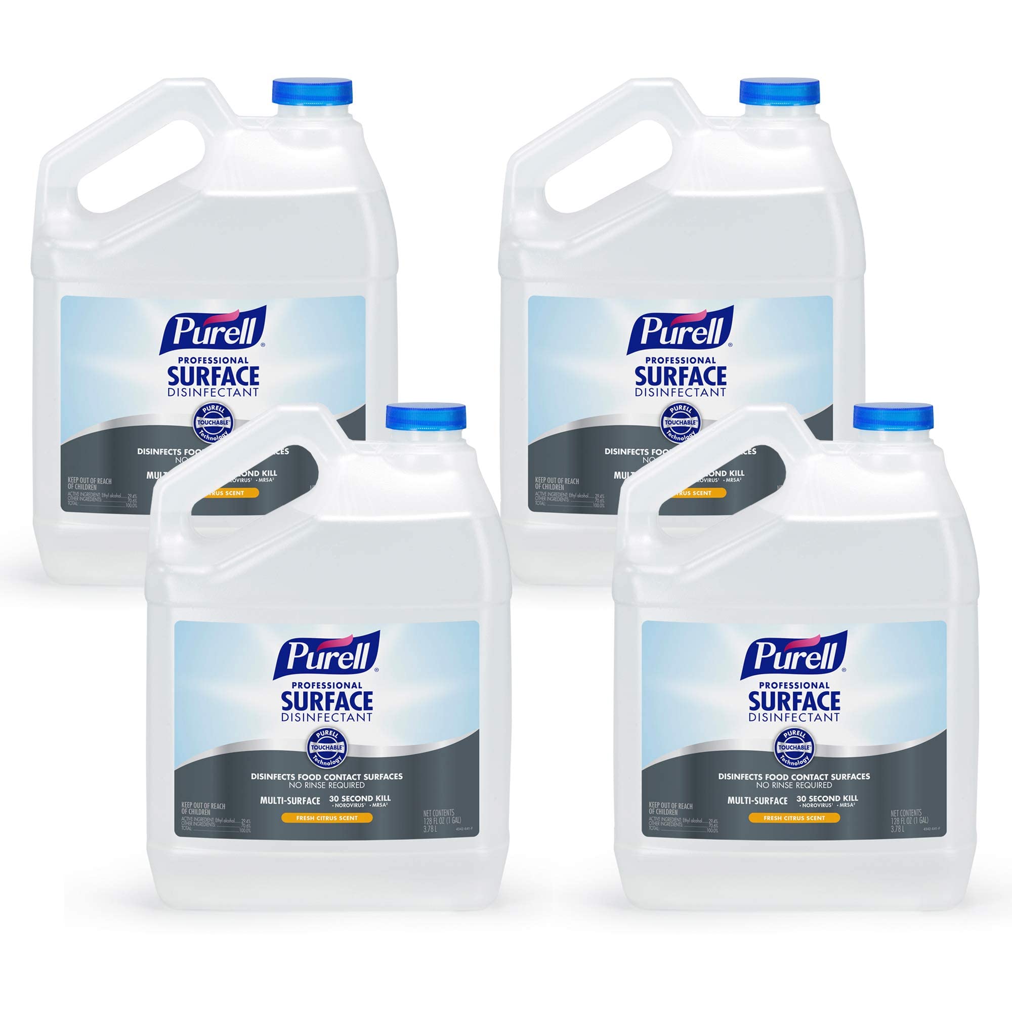 Purell Professional Surface Disinfectant Spray Refill, 4ct x 1Gal - 4342-04