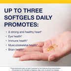 Metagenics OmegaGenics EPA-DHA 1000 mg - High Potency Omega-3 Fish Oil Supplement for Heart, Brain & Joint Health* - Sustainably Sourced - 60 Softgels