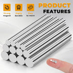 TRYMAG 660Pcs Small Magnets, 3 Different Sizes Neodymium Magnet