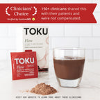 Toku Nattokinase 10,800 FU Supplement with Vitamin K2 MK7 & Oat Beta Glucan, Daily Circulation Support Powder, Plant-Based Drink Mix, Soy-Free, 30 Single-Serve Packets